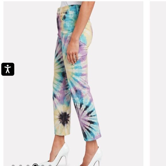 Mother The Tripper Tie-Dye Women Jeans - Size:‎ 27 - Picture 2 of 11